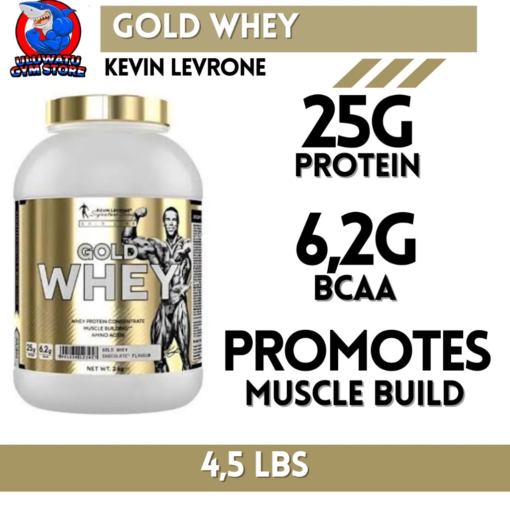 

Kevin Levrone Signature GOLD WHEY 4.5 lbs 2kg Import USA 100% Pure Protein