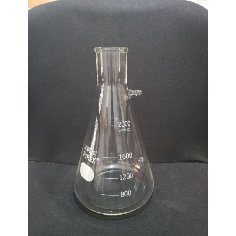filtering flask 2000 ml pyrex