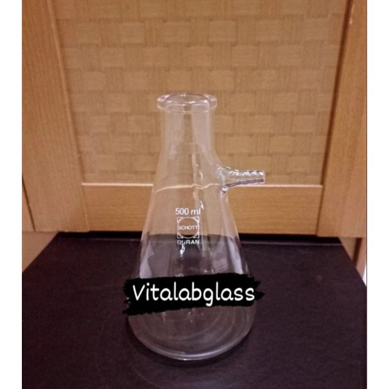 filtering flask 500 ml duran