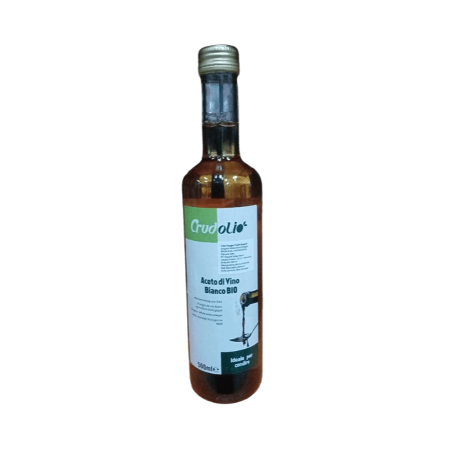 Crudolio - Organic White Wine Vinegar 500 ml