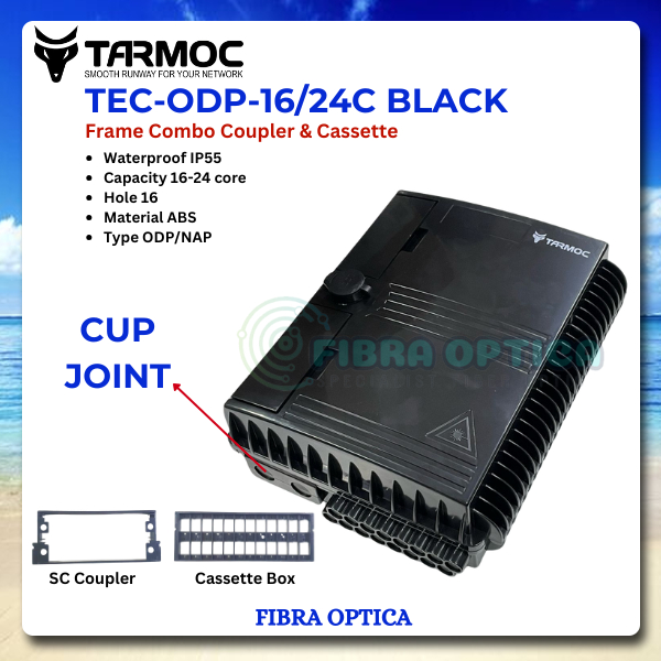 ODP 8/16/24 Core Double Lock COMBO | ODP 8 16 24C Kosongan HITAM