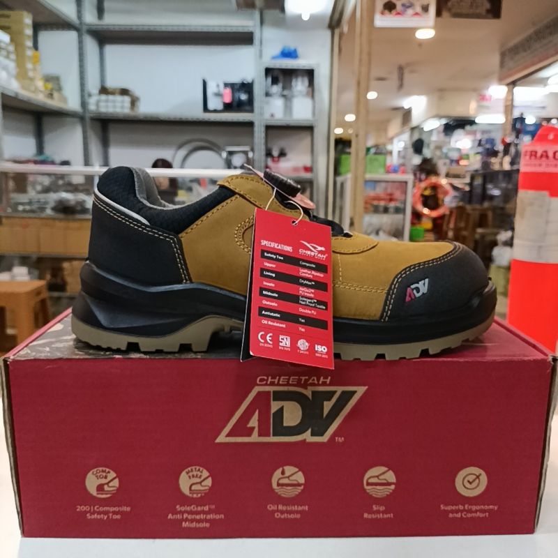Sepatu Safety Cheetah ADV NYX 6012 / Safety Shoes Cheetah 100% Original