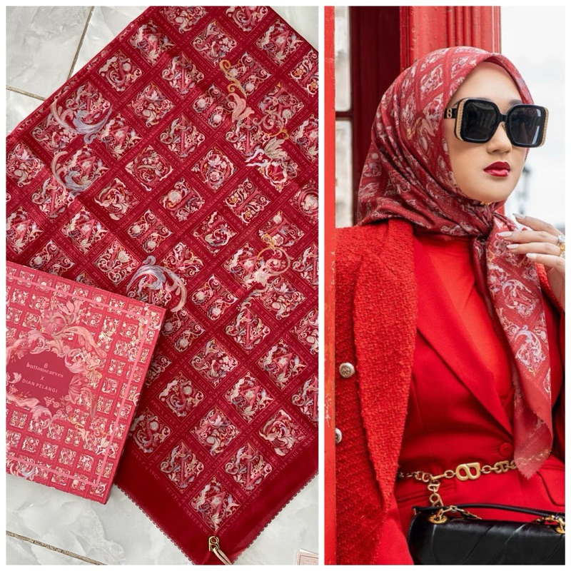 NEW HIJAB SEGI EMPAT BUTTONSCARVES ORIGINAL