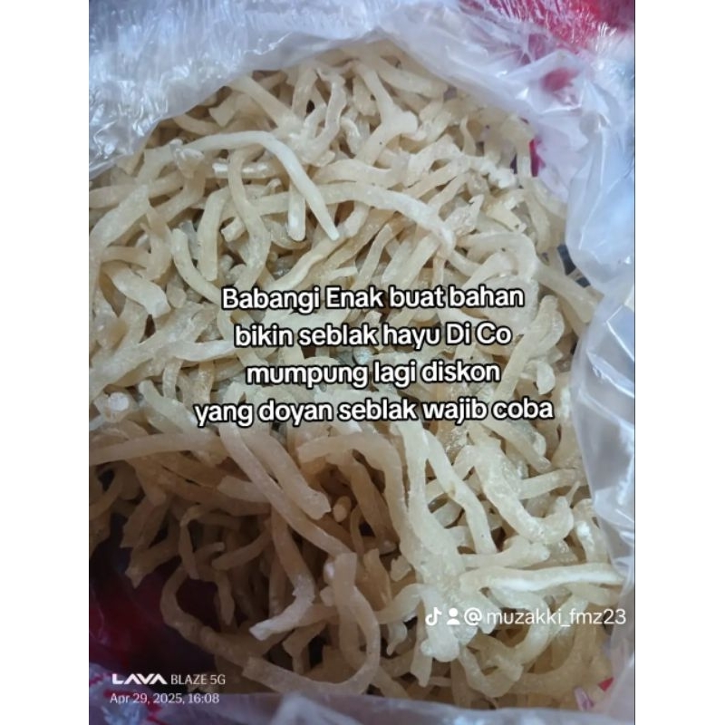 

Babangi kerupuk gurilem mentah 200 gram buat bahan bikin seblak enak