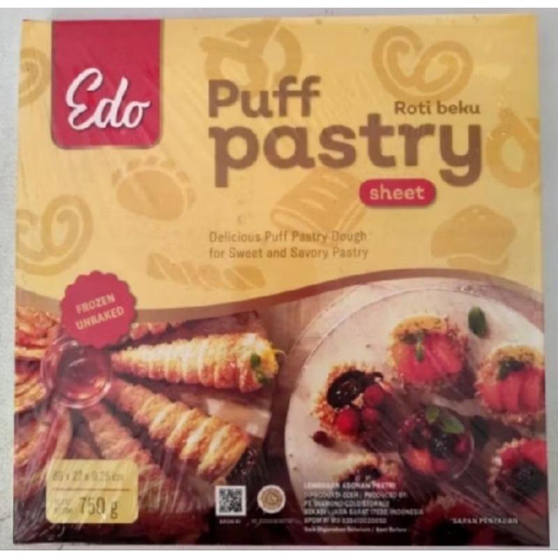 

EDO PUFF PASTRY SHEET 750GR/ PUFF