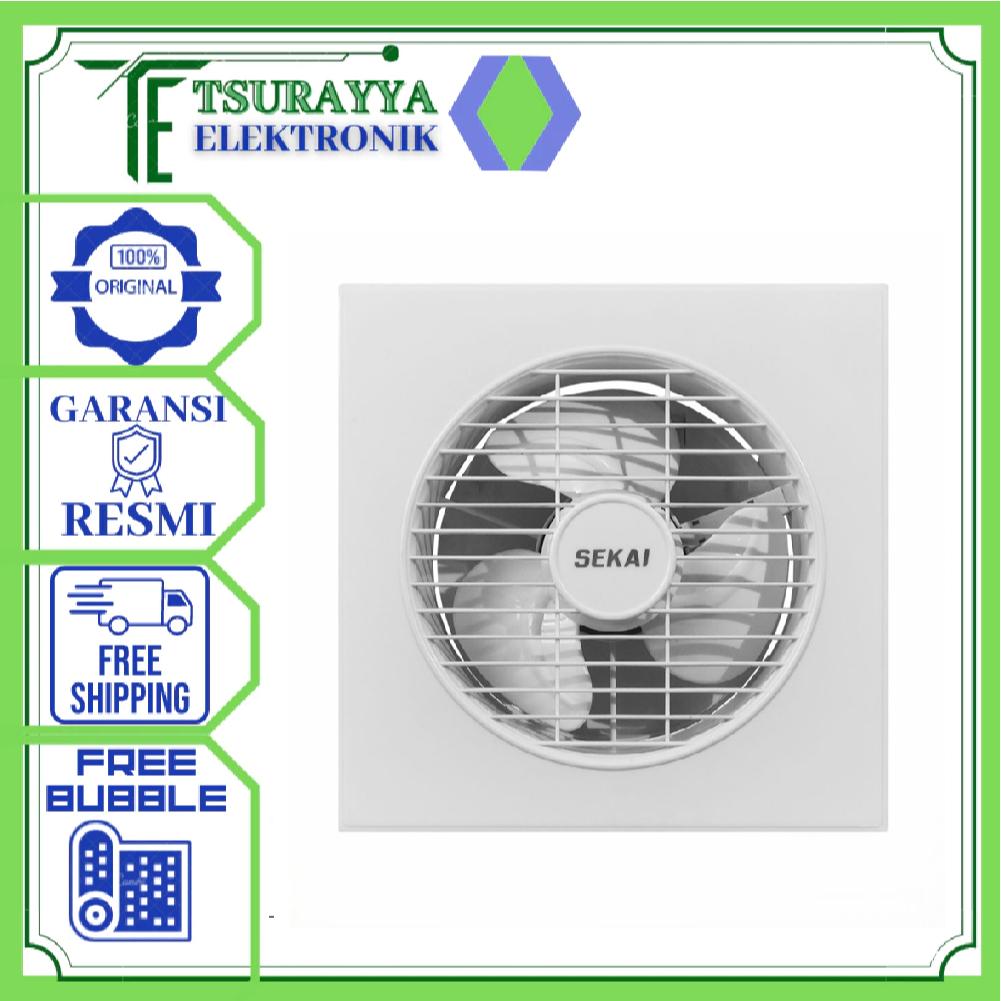 Sekai Exhaust Fan Plafon Hexos 8 Inch - WCF 883