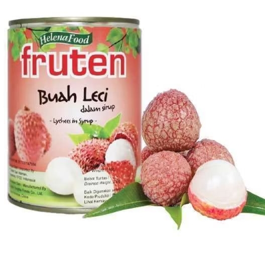 

Fruten Buah Leci Kemasan Kaleng- Lychee in syrup 565gr