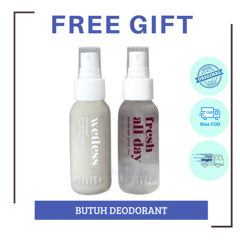 BUTUH DEODORANT - wetless fresh all day