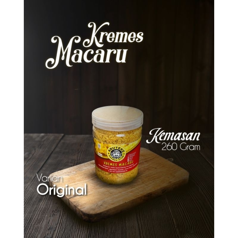 

Kremes Ayam King Macaru Kemasan 260gr Rasa ORIGINAL Enak Nikmat Gurih
