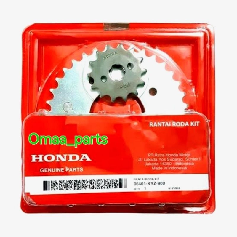 Gear Set Gigi Tarik Honda Supra Injeksi X 125 Helm In Supra X 125 FI Injeksi KYZ