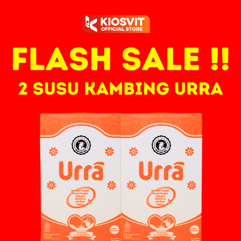 

FLASH SALE!! 2 BOX SUSU KAMBING URRA ORIGINAL 100% BPOM