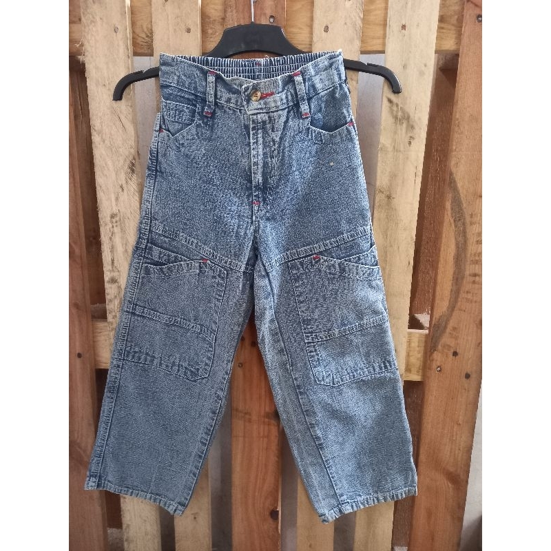 Celana Jeans Cargo Anak Second PL