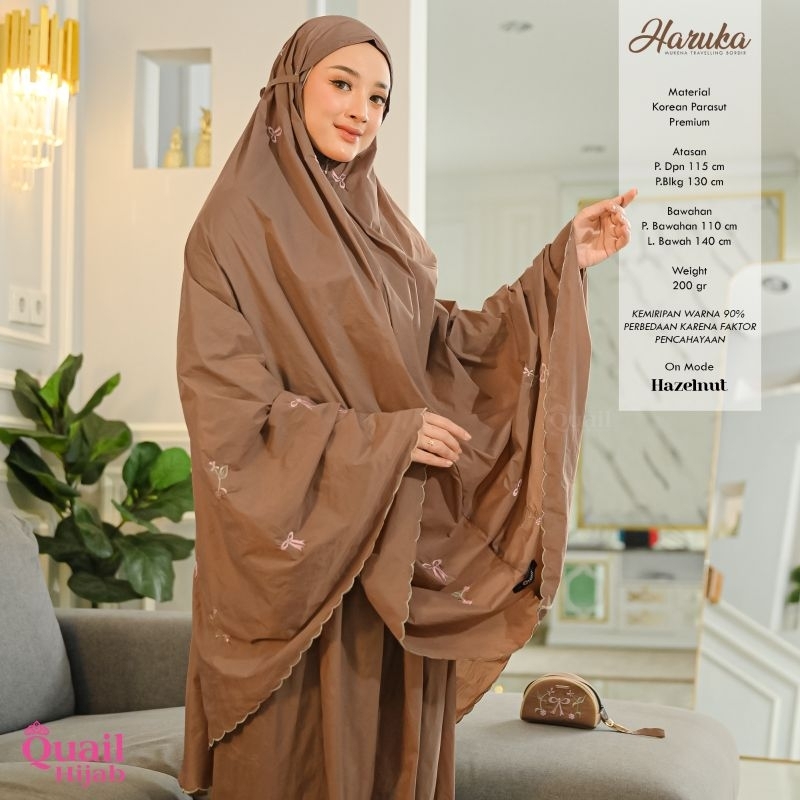 Mukena Parasut Quail Hijab | Original | Mukena Traveling