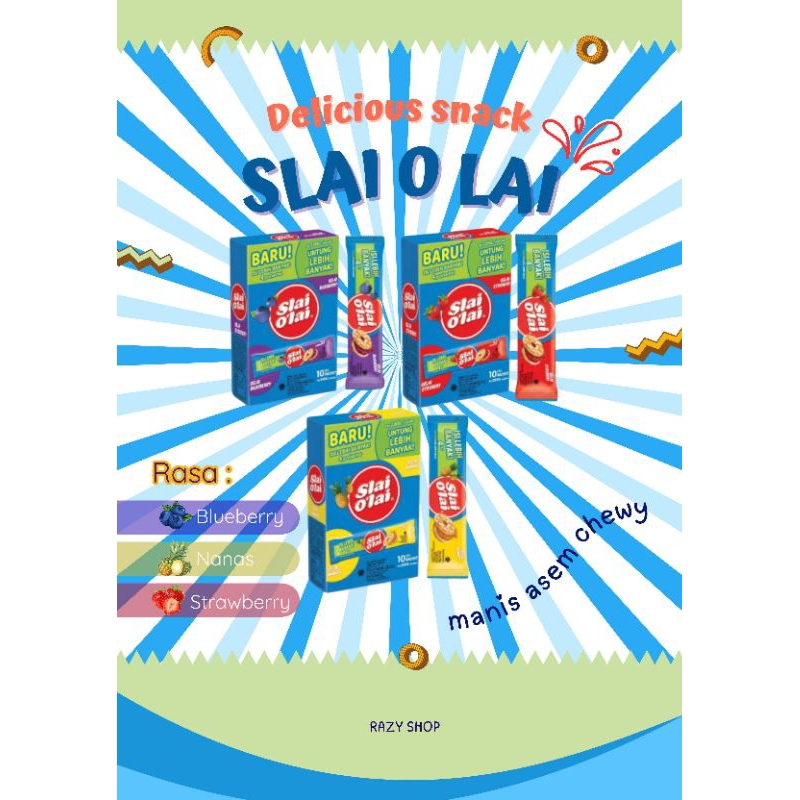 

slai o lai 1 box isi 10 pcs