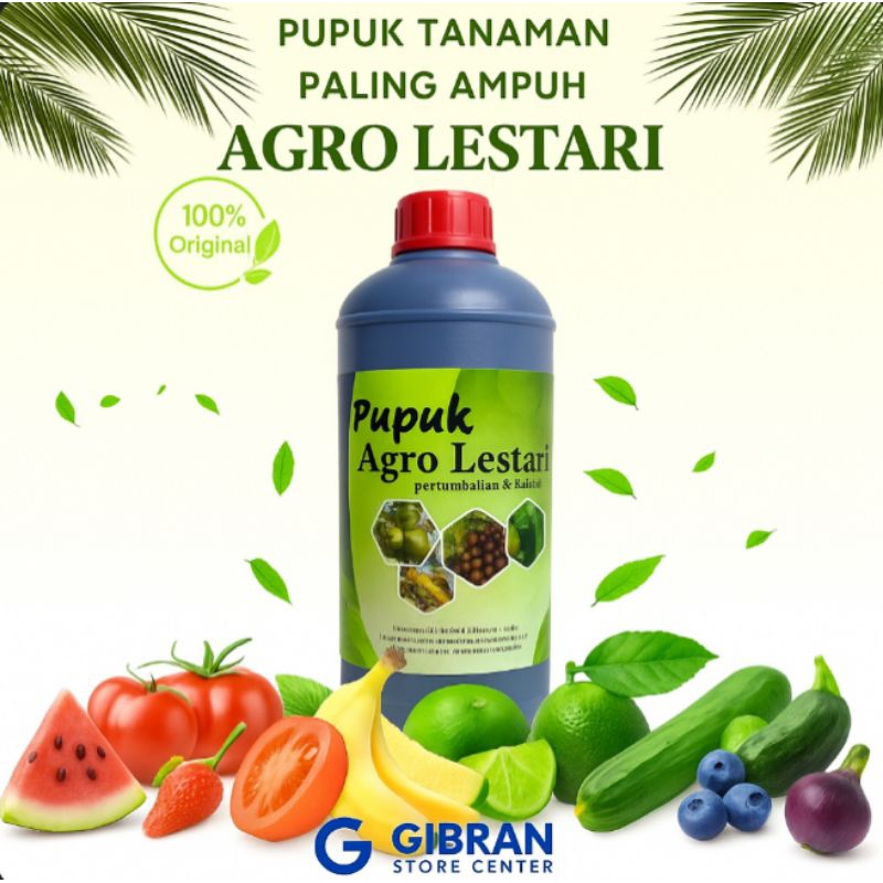 Pupuk Agro Lestari 1 Liter – Pupuk Organik Cair Penyubur Tanaman & Pelebat Buah Asli