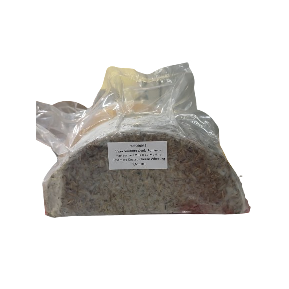 

Vega Gourmet Oveja Romero – Keju Kambing dengan Rosemary Susu Pasteurisasi, 8-10 Bulan Pematangan [1,653gr]