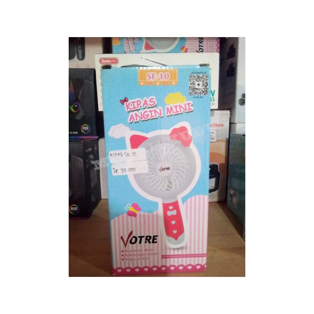 KIPAS ANGIN MINI PORTABLE LED Votre SF-10
