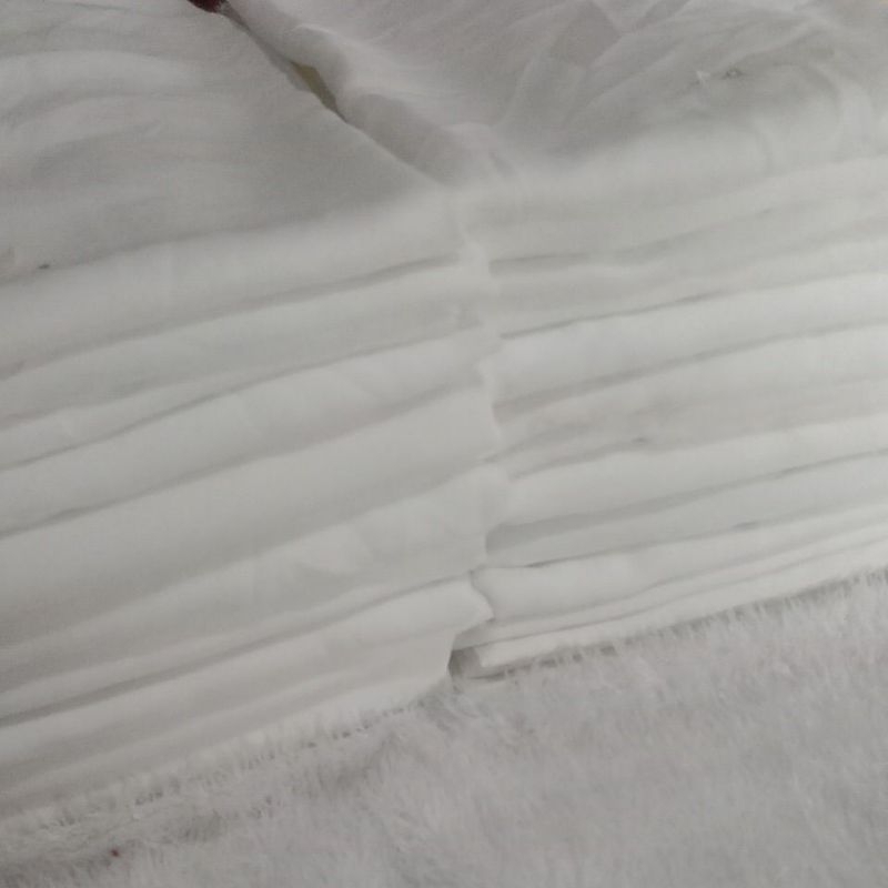 kain Ceruti babydoll potongan warna Bw,putih tulang