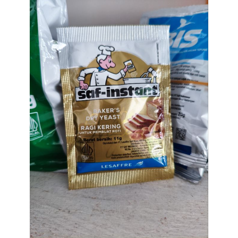 

Saf instant Ragi Kering Untuk Membuat Roti 11gr per Sachet