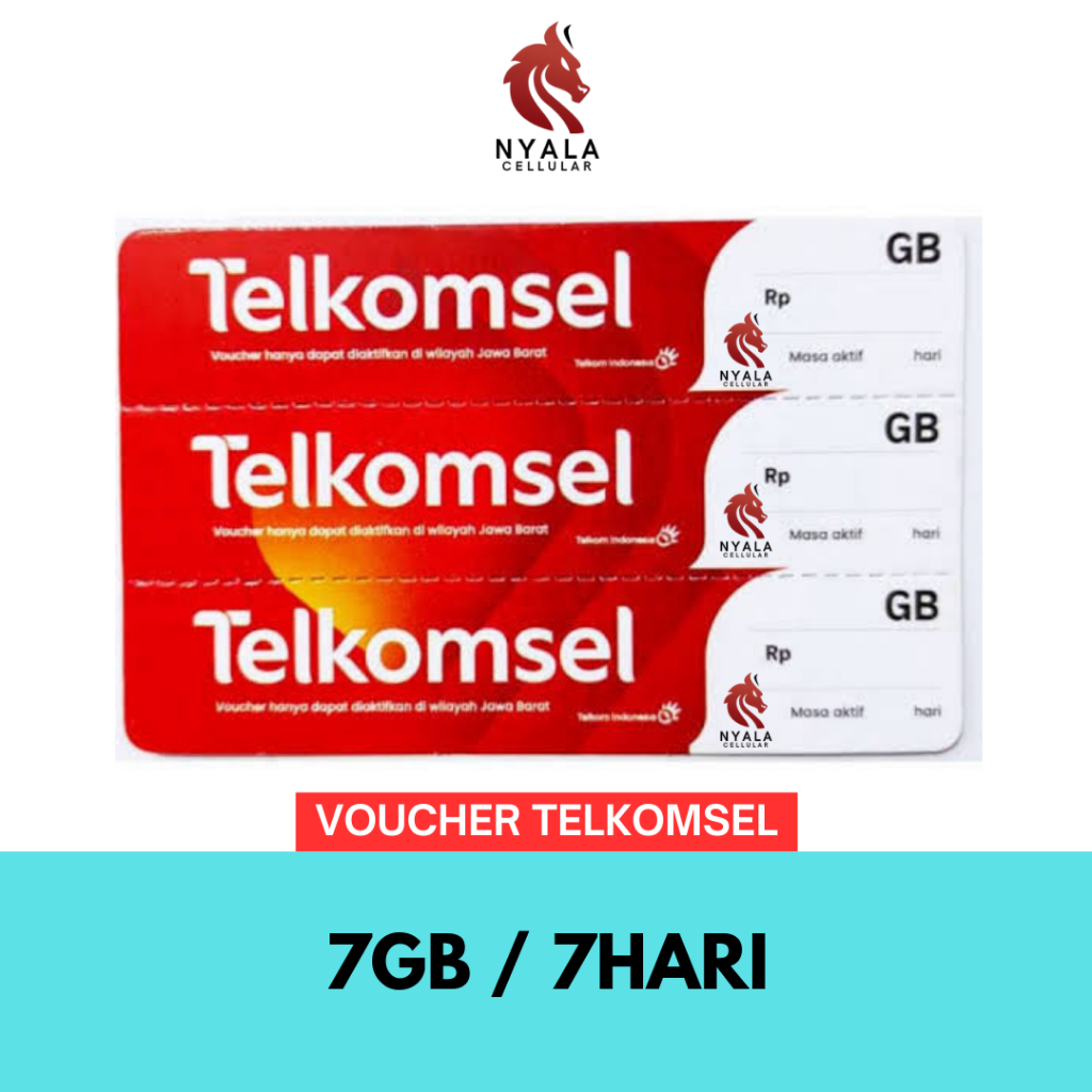 VOUCHER TELKOMSEL 7GB 7HARI
