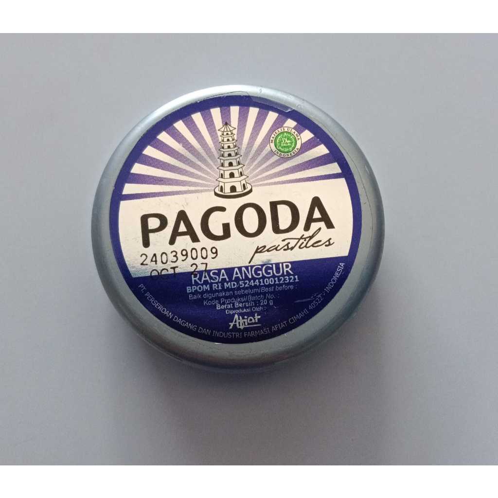 

Pagoda pastiles anggur 20 g