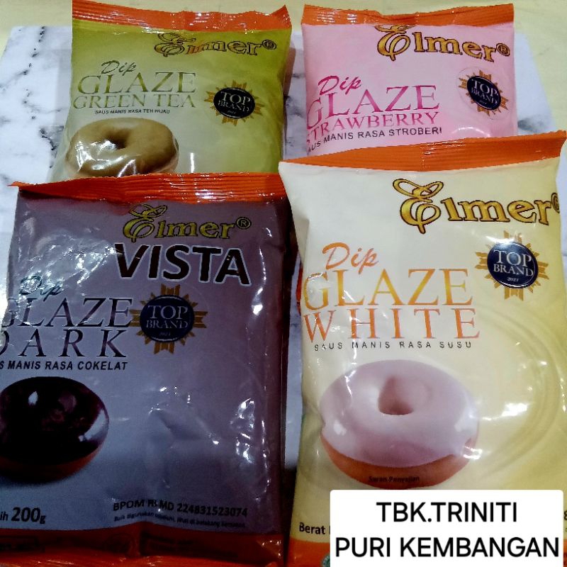 

Glaze Donat Elmer 200 Gram Berbagai Rasa