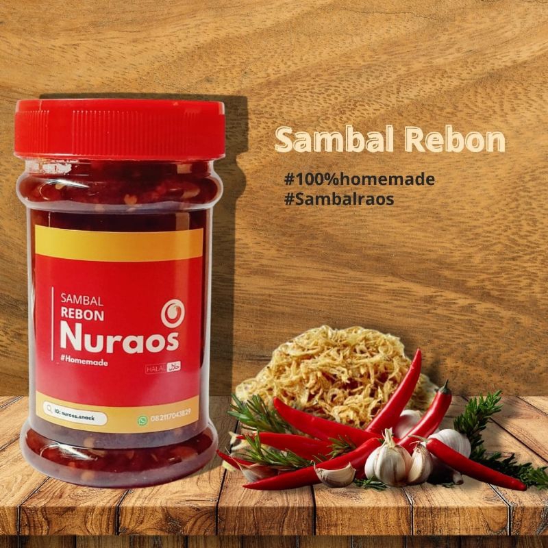 

Sambal Rebon Nuraos 150 gram