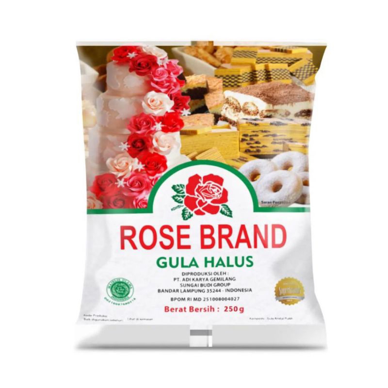 

Rose Brand Gula Halus 250gr/Gula Halus/Gula Kue