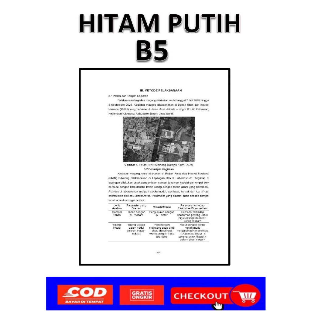

Jasa Print Cetak Document Hitam Putih HVS B5 70gsm Murah dan Cepat
