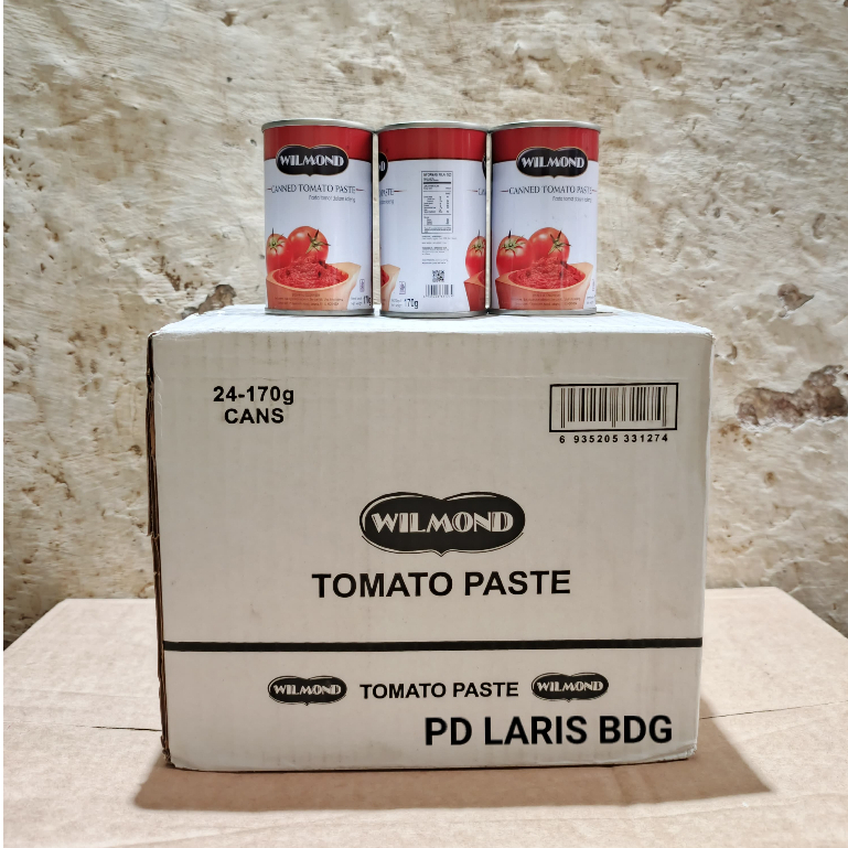 

WILMOND TOMATO PASTE 170GR (PASTA TOMAT DALAM KALENG) PREMIUM QUALITY