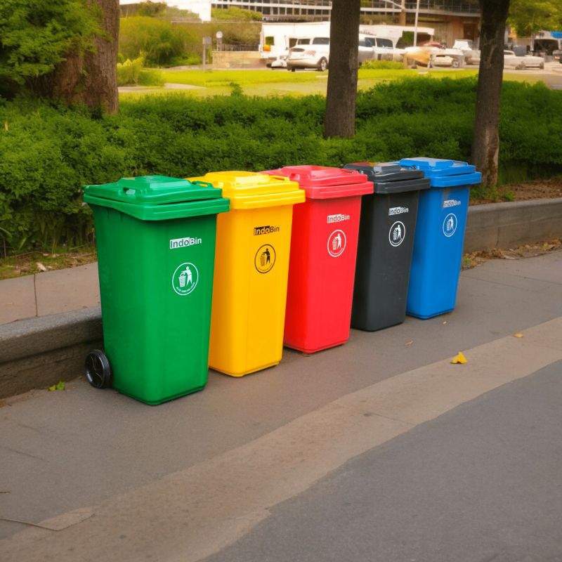 Tempat sampah besar / Tong sampah besar uk 240 Liter