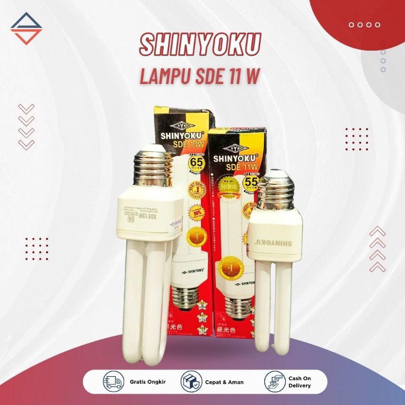 Bohlam lampu shinyoku 11 watt hemat energi