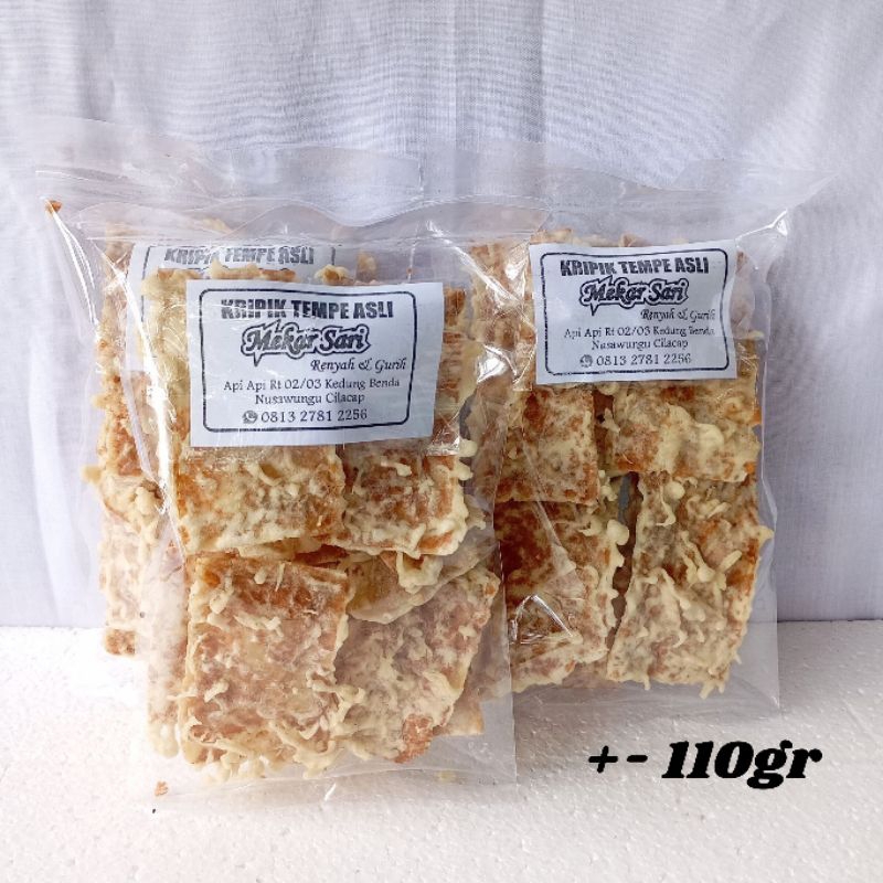 

Keripik Tempe cikur khas cilacap super renyah kaya rempah