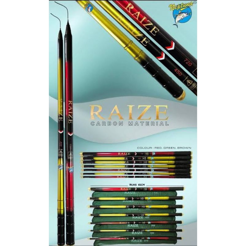Joran Tegek Carbon Neptuna Raize Ruas Panjang