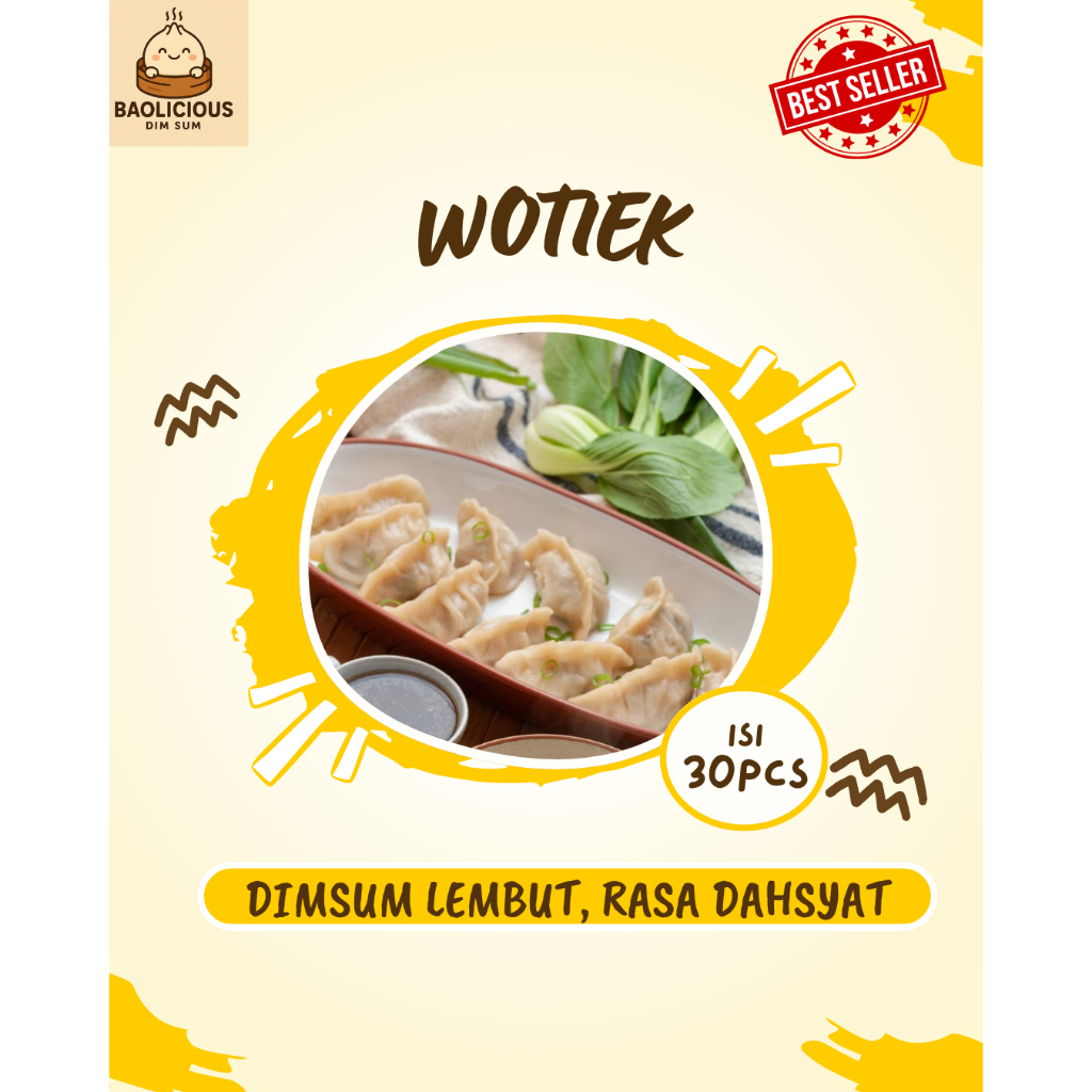 

BAO DIMSUM DIMSUM WOTIEK - ISI 30Pcs