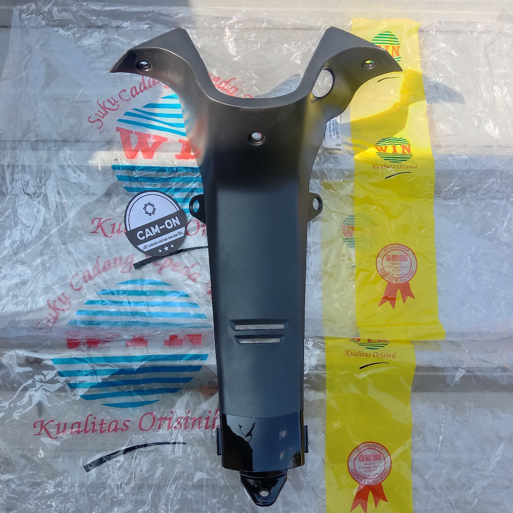 LEGSHIELD TENGAH/SAYAP TENGAH/TUTUP RANGKA TENGAH HONDA SUPRA FIT NEW HITAM MERK WIN
