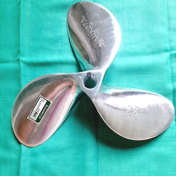 MAHKOTA "28" DAUN 3 BALING-BALING PERAHU ALUMINIUM/BALING-BALING SELEP/BALING-BALING PERAHU