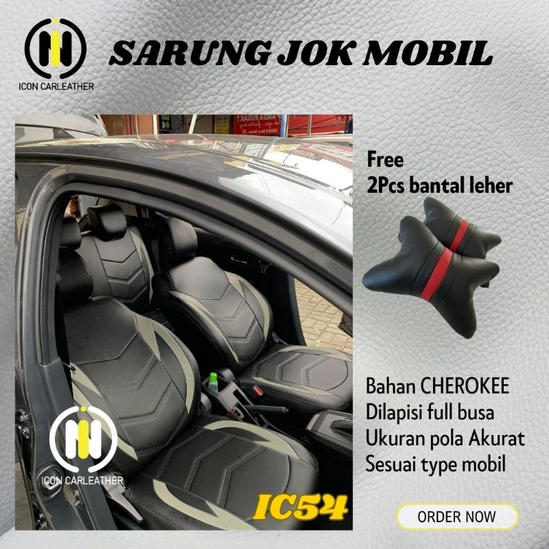 Sarung jok mobil bahan AP FORCE CHEROKEE cover jok agya ayla ignis brio vios rocky raize splash mira