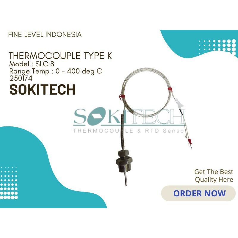 THERMOCOUPLE TYPE K 250174