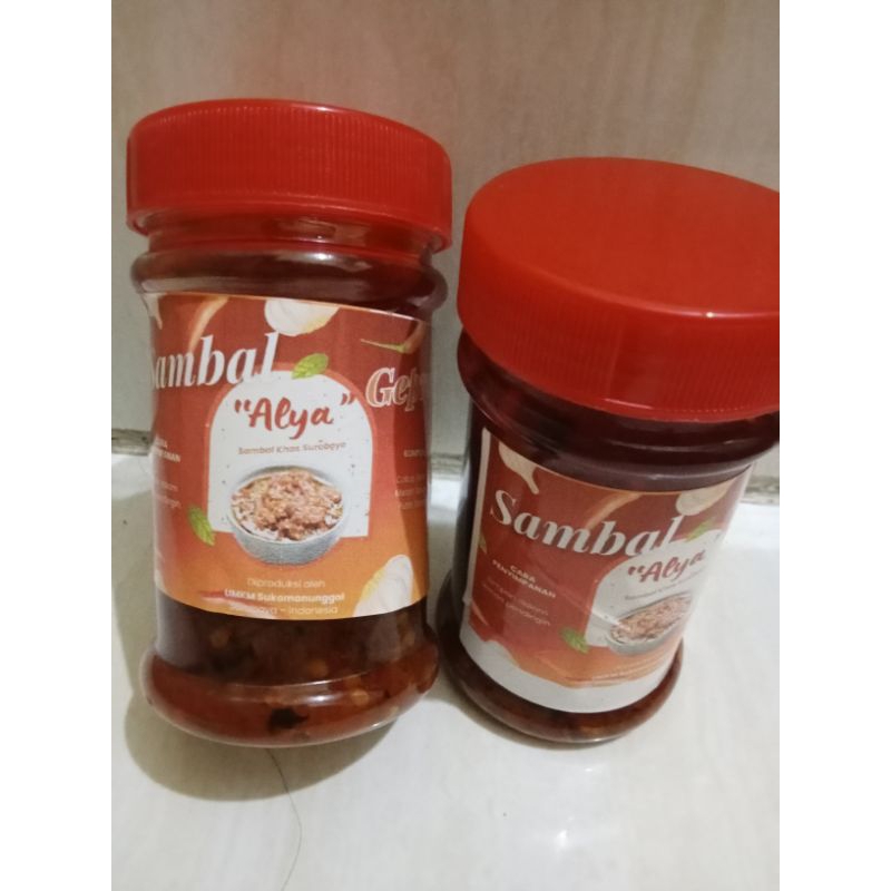 

sambal geprek gobyoz Alya 150 ml