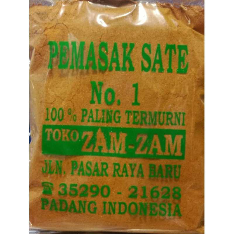 

bumbu kuah sate padang lengkap ..