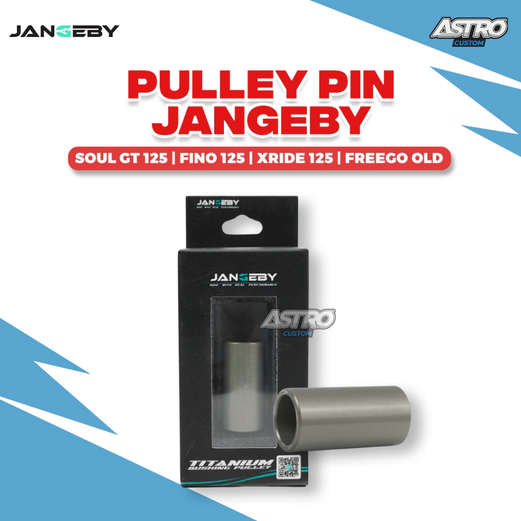 Pulley Pin Jangeby Fino 125 Soul GT Freego Xride Bosh Boshing Titanium Pully Rumah Roller CVT