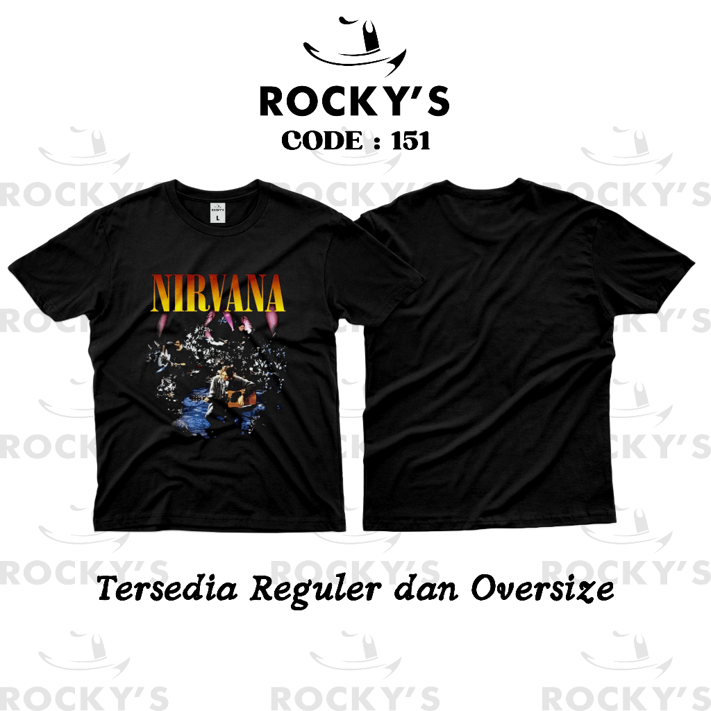 T-shirt Short Sleeve Bootleg NIRVANA Reguler
