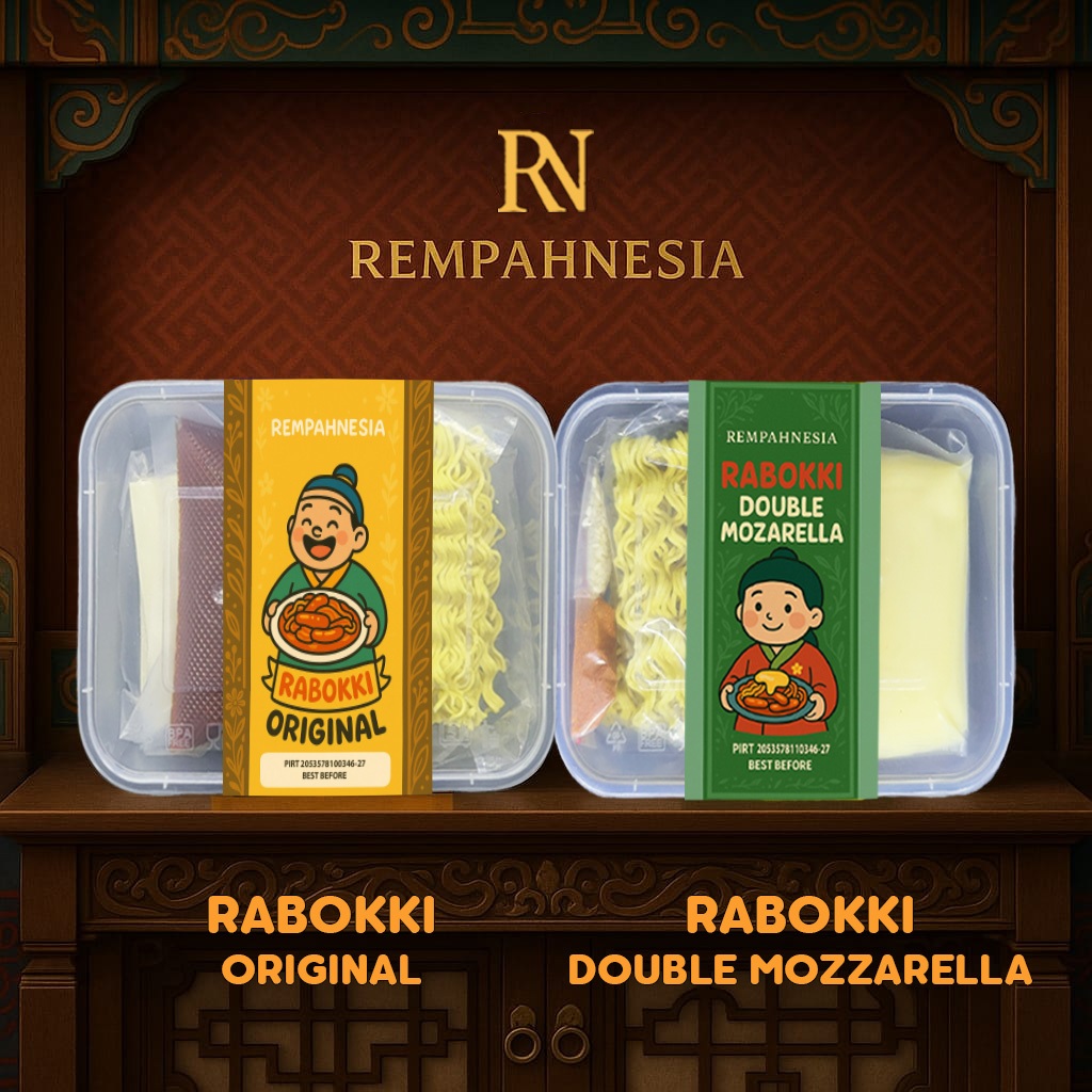 

(BUNDLING) RABOKKI MOZARELLA / RABOKKI ORIGINAL / TTEOKPOKKI MOZARELLA / TTEOKPOKKI ORIGINAL / SAUS GOCHUJANG