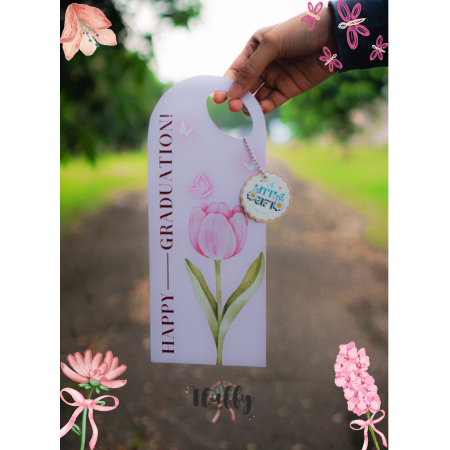 

(Ready Siap Kirim) Paper Single Flower Card Holder - Kertas Buket pipe cleaner, jepit kamboja anggrek - paper single flower holder graduation - flower card holder semprotulation