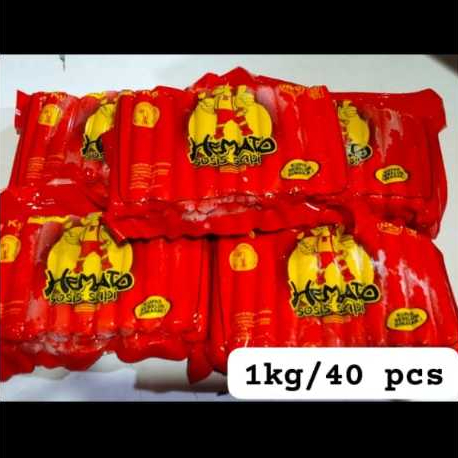 

Hemato Sosis ayam 1kg isi 40