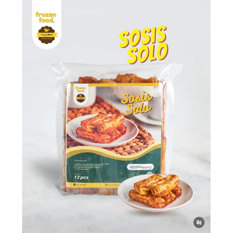 

[FROZEN] YUSSY AKMAL LAMPUNG Sosis Solo Isi 12 Pcs