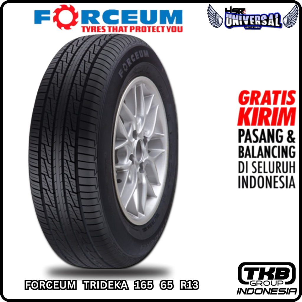 BAN MOBIL FORCEUM TRIDEKA 165 65 R13 BAN MOBIL TUBLES RING 13