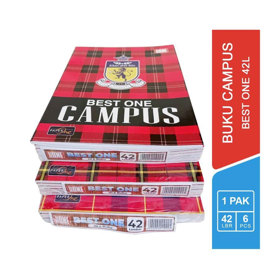 

BUKU TULIS BEST ONE CAMPUS 42 LEMBAR 6 BUKU
