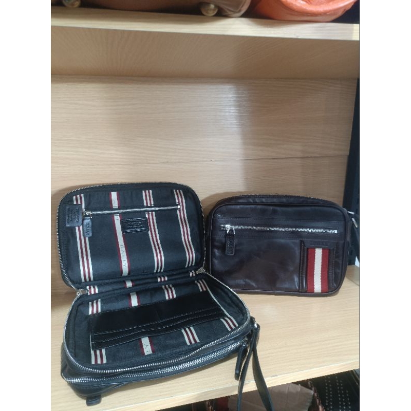 Handbag Bally Original Brown&Black